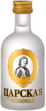 Водка Царская Золотая 0,05 л. 40%